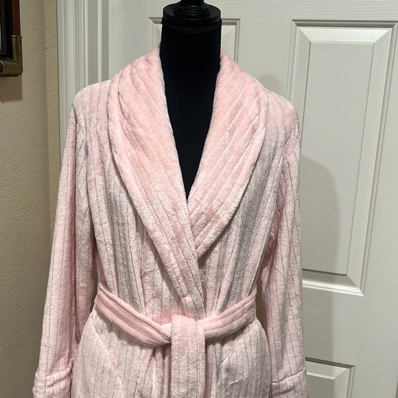 THE VERMONT COUNTRY STORE PINK ROBE SIZE S - Picture 6 of 10
